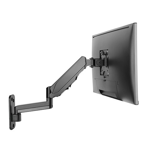 Brateck Single Screen Wall Mounted Articulating  Gas Spring Monitor Arm 17"-32",Weight Capacity (per screen) 8kg; thumbnail 3
