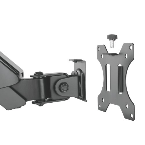 Brateck Dual Monitor Full Extension Gas Spring Dual Monitor Arm (independent Arms) Fit Most 17"-32" Monitors Up to 8kg per screen VESA 75x75/100x100 gallery 2