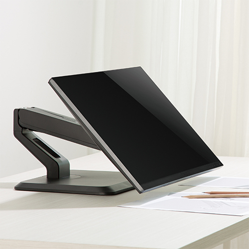 Brateck Single Touch Screen Monitor Desk Stand Fit Most 17"-32" Screen Sizes Up to 10kg per screen VESA 75x75/100x100 gallery 4