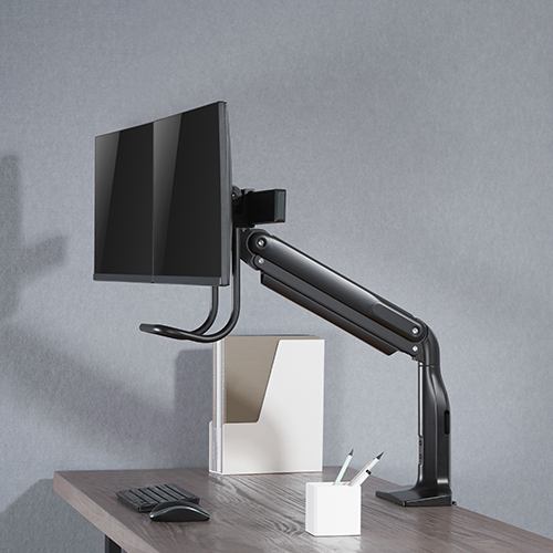 Brateck Dual Monitors Select Gas Spring Aluminum Monitor Arm Fit Most 17‘-35’ Monitors Up to 10kg per screen VESA 75x75/100x100 gallery 3