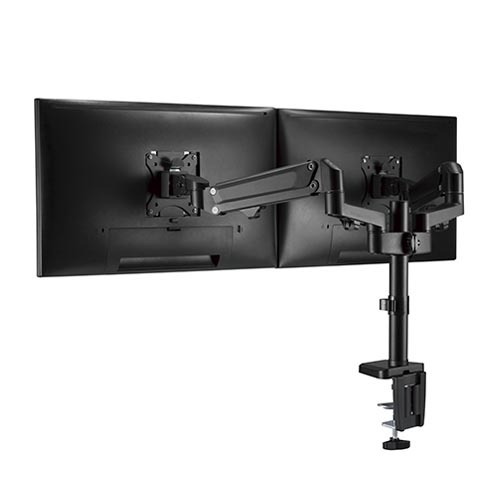 Brateck Dual Monitors Heavy-Duty Aluminum Gas Spring Monitor Arm Fit Most 17''-32'' Up to 12kg per screen VESA 75x75/100x100 thumbnail 2