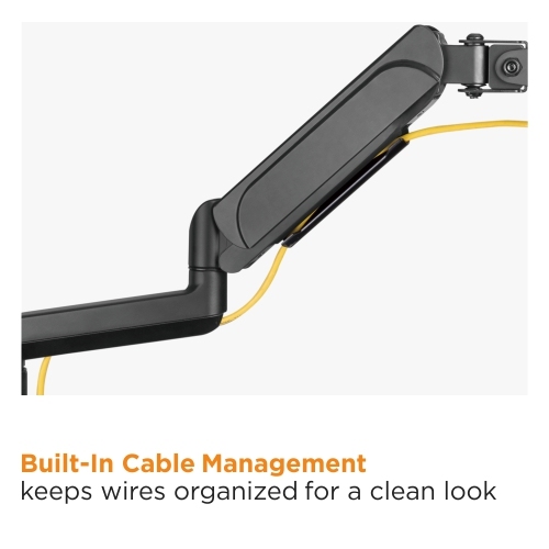 Brateck Triple Monitors Pole-Mounted Gas Spring Monitor Arm Fit Most 17"-27" Monitors Up to 7kg per screen VESA 75x75/100x100 thumbnail 4