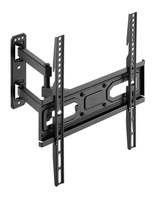 Brateck LPA78-443 Super Economy Full-Motion TV Wall Mount, Fit Screen Size: 32"-55" Up to 35 KG, Fine Texture Black,358x440x420mm thumbnail 2