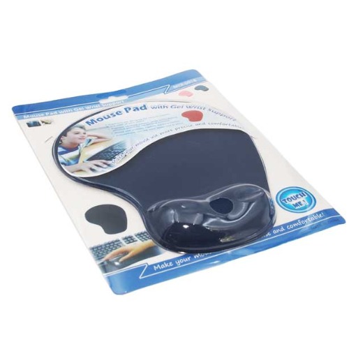Brateck Mouse Pad with Gel Wrist Rest Blue thumbnail 2