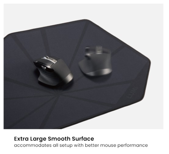 Brateck MP10-5L 1200mmx600mm Gaming Desk Pad, Level up the gaming experience, Anti-Slip Backing thumbnail 2