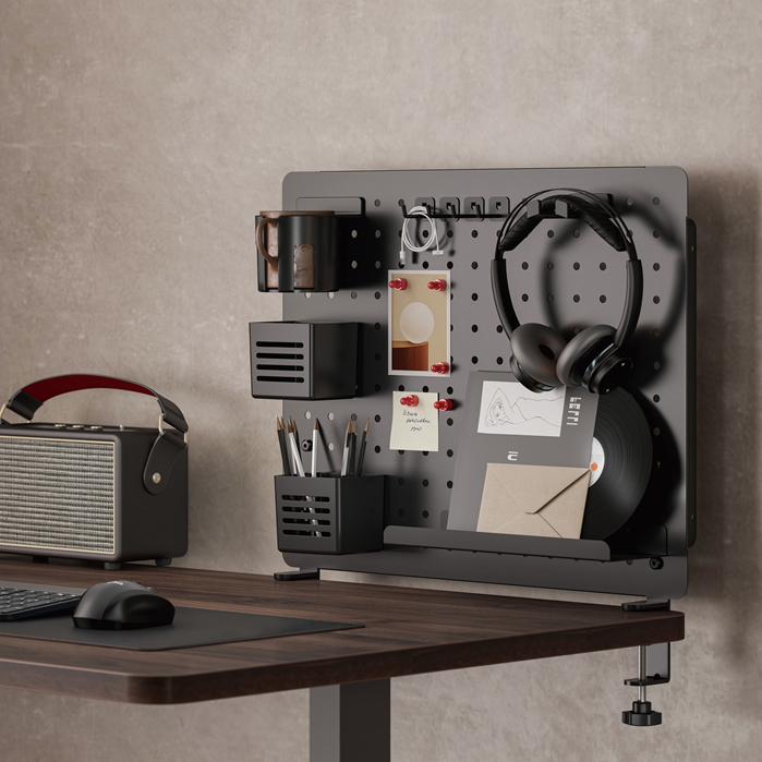 Brateck Desktop Storage Bracket, Clamp Mounting Design: firmly attaches to the table, providing great stability thumbnail 2