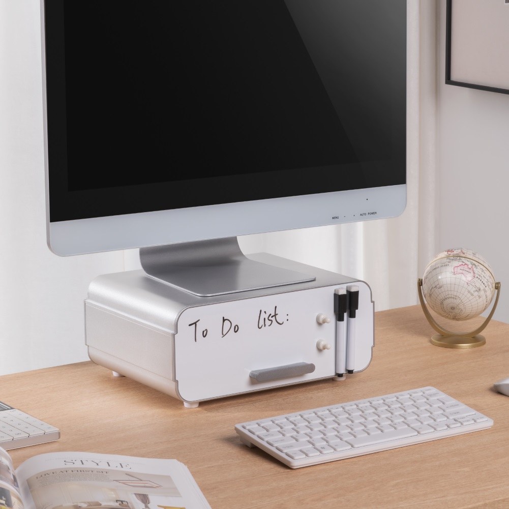 Brateck MABT-STB-181 3-in-1 Aluminum Monitor Riser, Fit Screen Size :  11"~32", Weight Capacity(per layer):  20kg thumbnail 2