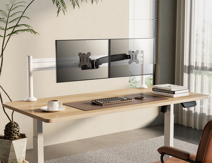 Brateck Aluminum Slatwall Panel, Weight Capacity 40kg-Matte White, Must be installed with MABT-SW02-3 (desk) or MABT-SW02-4 (wall) gallery 4