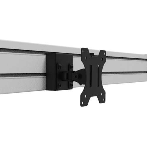 Brateck Slatwall Pivot Monitor Mount, for 13"-27" Up to 6.5kg/Screen, must be installed with MABT-SW01-3+MABT-SW02-3 or MABT-SW01-3+MABT-SW02-4 gallery 2