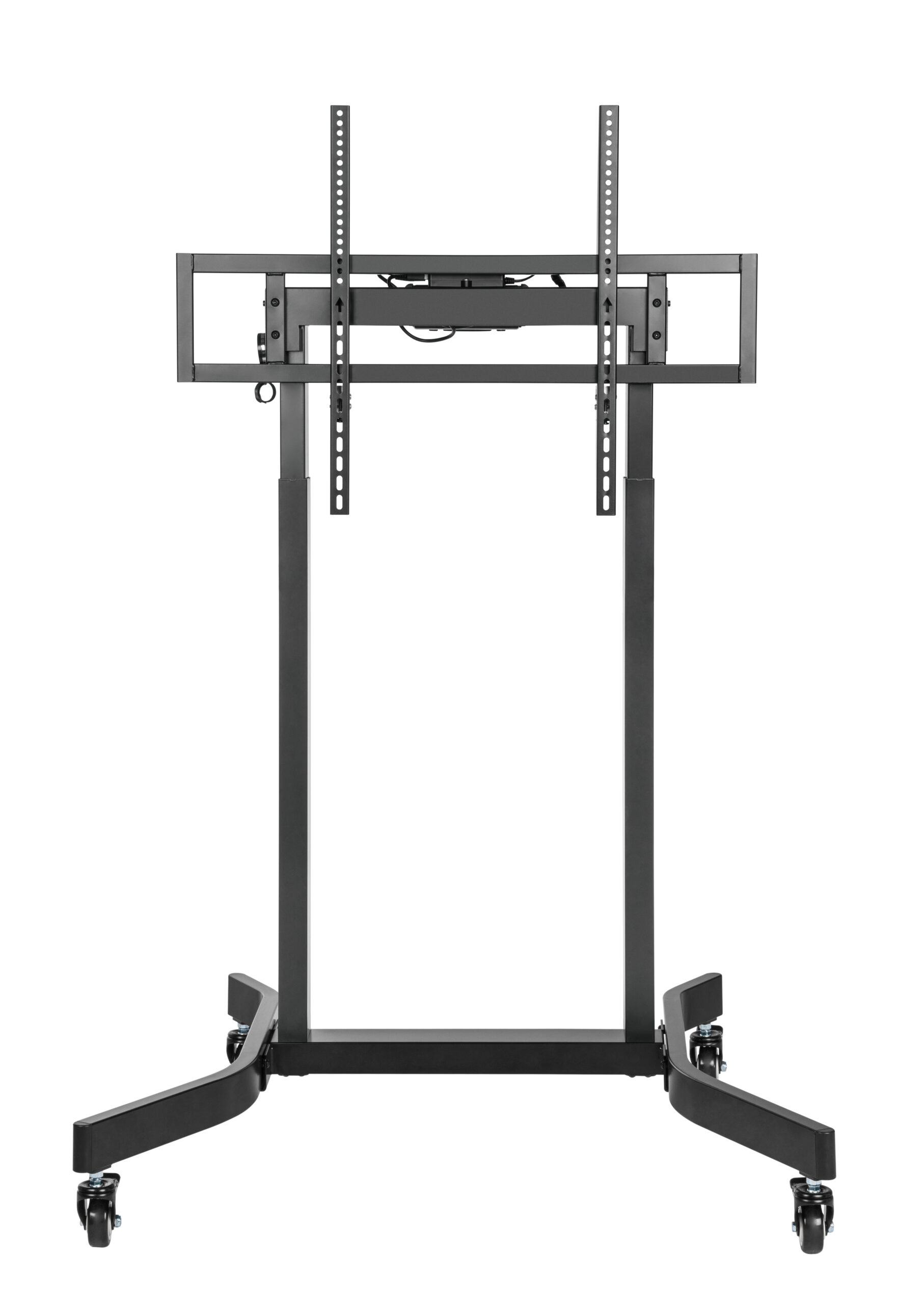 Brateck Standard Motorized TV Cart Fit 55"-100" Up to 120kg- Matte Black , VESA Compatible: 200x200 up to 800x600 （LS）