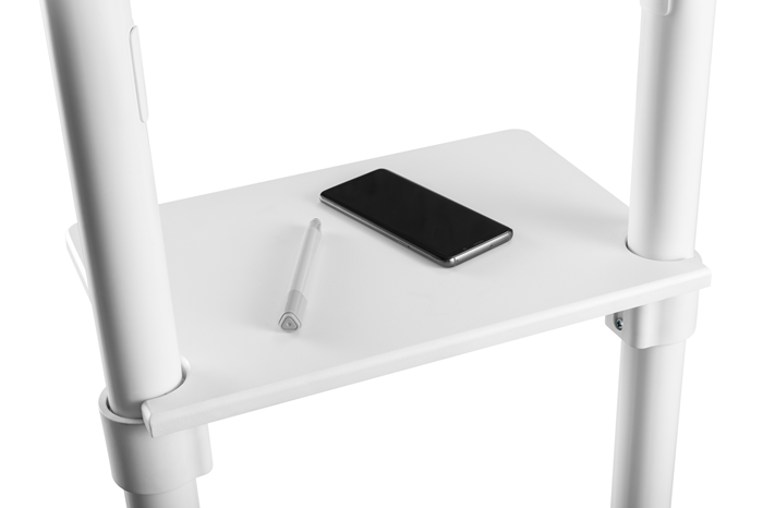 Brateck Rotating Mobile Stand for Interactive Display Fit 37"-70"  Up to 70kg- VESA: 200x200,400x200,300x300,600x200,350x350,400x400,600x400 White（LS) thumbnail 3