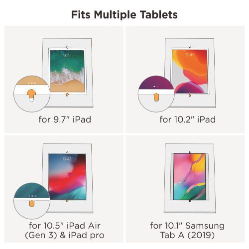 Brateck Anti-theft Countertop Tablet Kiosk Stand 9.7”/10.2” iPad, 10.5” iPad Air/iPad Pro, 10.1" Samsung Galaxy TAB A (2019) thumbnail 3