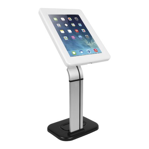 Brateck Anti-theft Countertop Tablet Kiosk Stand with Steel Base Fit Screen Size  9.7”-10.1” 262x261x485mm Anti-theft Lock with a Key