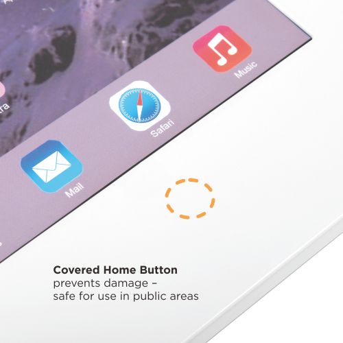 Brateck Anti-Theft Wall-Mounted Tablet Enclosure Fit most 9.7” to 11” tablets including iPad, iPad Air, iPad Pro,- White 226x343x22.5mm thumbnail 3